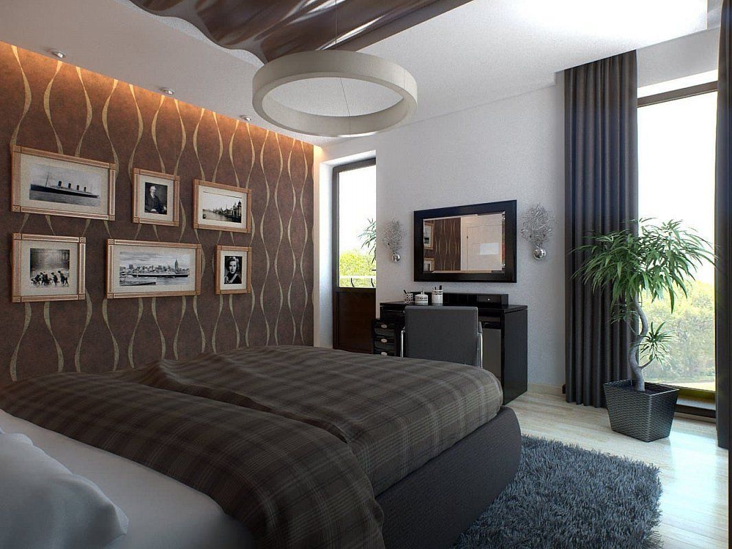 Фото гостевая спальня загородного дома Портофино